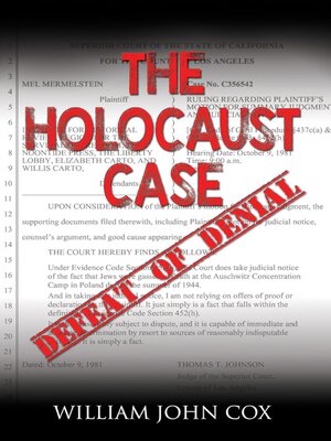 cover image of The Holocaust Case